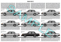Volvo 242 GT production history poster