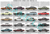 Oldsmobile Cutlass Salon Supreme 442 G-body Calais poster